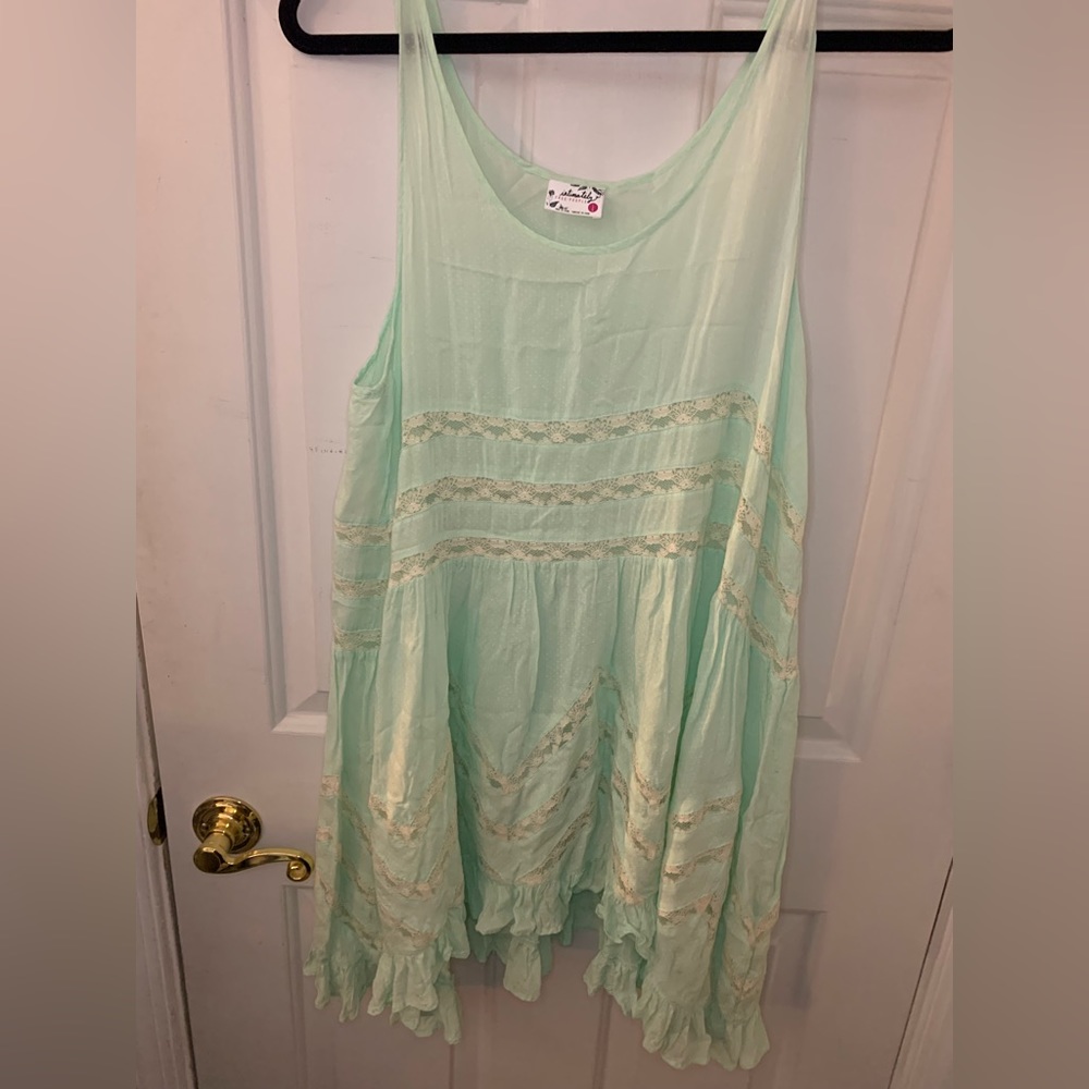 Free People Voile Trapeze slip dress